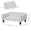 PawHut Sofá para Perros Medianos Cama Elevada para Perros con Patas de Madera Cama para Mascotas Carga 20 kg 82x54x36 cm Gris, , large indicador imagen numero 3