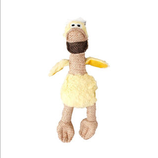 Flamingo Pato de peluche amarillo para perros 