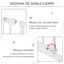 PawHut Barrera de Seguridad Blanco, , large indicador imagen numero 4