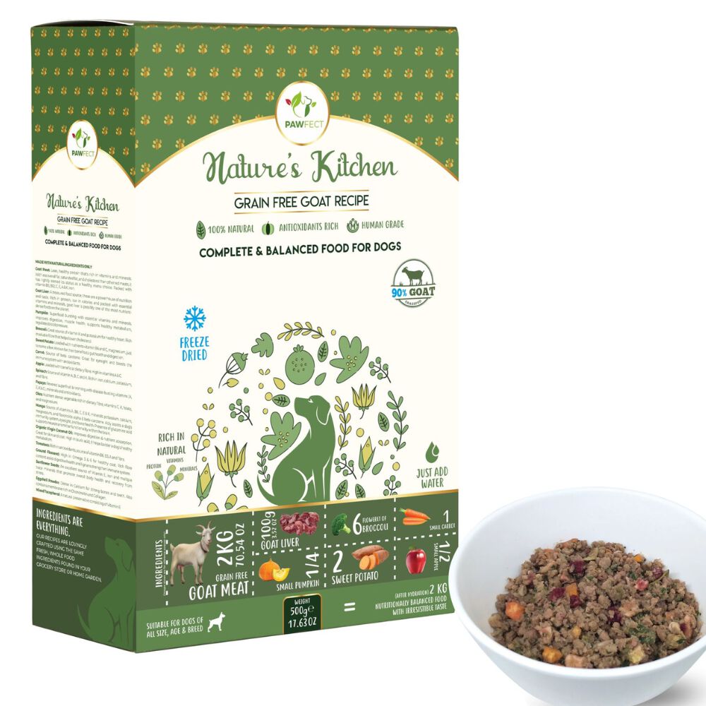 Alimento completo y equilibrado para perros sin cereales con cabra (500 g/17,64 oz), , large Imagen numero 1