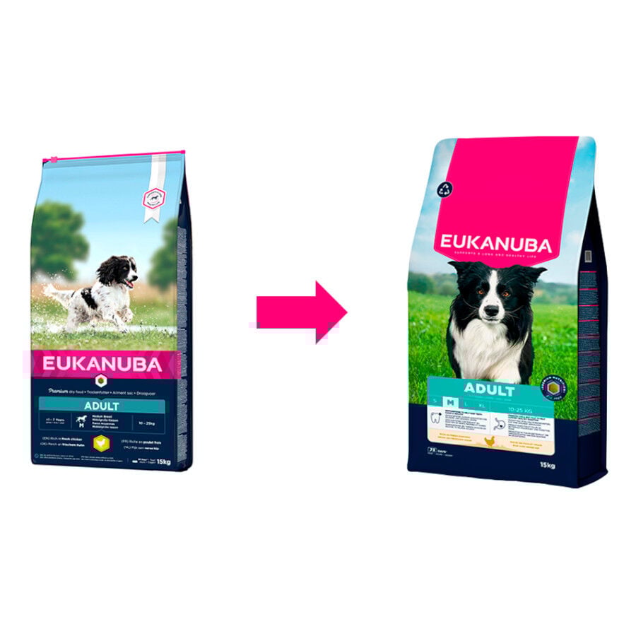 Eukanuba Adult Medium Pollo pienso para perros