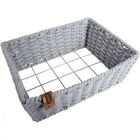 Europet bernina cama rectangular con cuerda de algodón gris para gatos, , large image number null