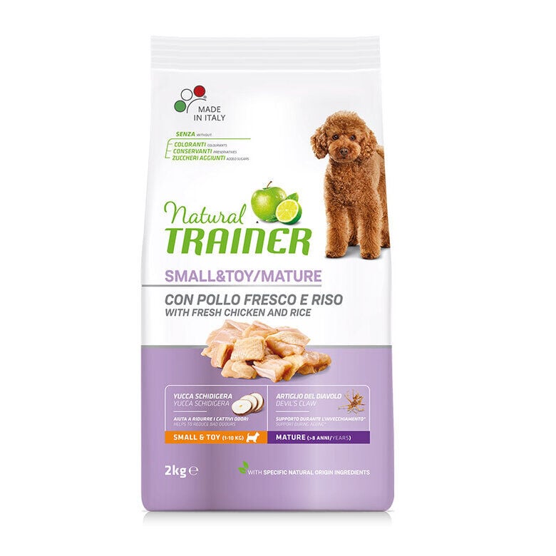 Natural Trainer Mature Small&amp;Toy Pollo pienso para perros