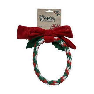 Wonder Christmas Anillo de Cuerda con Sonido juguete para perros