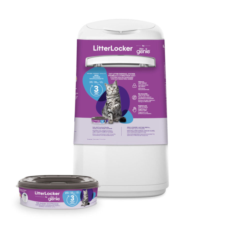 Litter Genie LitterLocker Cubo Depósito de Excremento para gatos