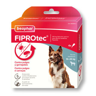 Beaphar FiproTec Pipetas para perros de razas medianas