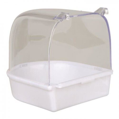 Trixie bañera semicircular de plástico multicolor para pájaros thumbnail