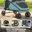 PawHut Carrito para Perros Turquesa, , large indicador imagen numero 5