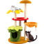 COSTWAY &Aacute;rbol Rascador para Gatos Moderno, 177 cm Rascador para Gatos con M&uacute;ltiples Plataformas, Hamaca, Condominio, Postes de Sisal, Tela de Felpa, Juguete Colgante, Torre Gato, Tema de Hamburguesa, , large indicador imagen numero 1