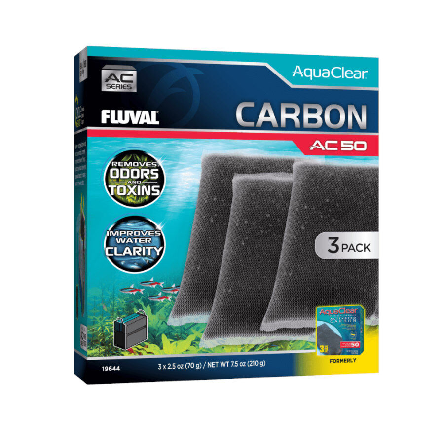 Fluval AquaClear AC Carbón Activo para filtro de acuarios