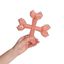 Juguete para masticar perro Zeus Duo Cross Hueso, 15 cm, Coral, aroma a Pollo, , large indicador imagen numero 2