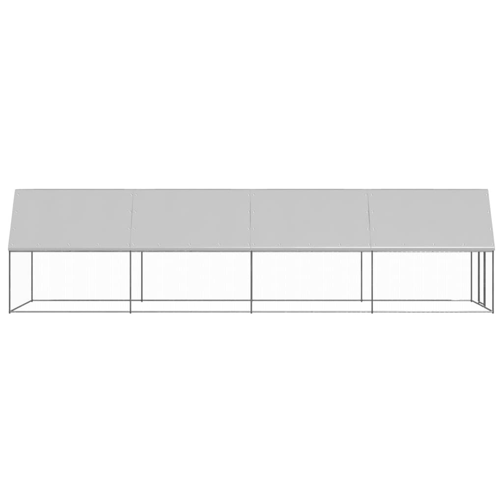 vidaXL Jaula gallinero de acero galvanizado 3x12x2 m, , large Imagen numero 13