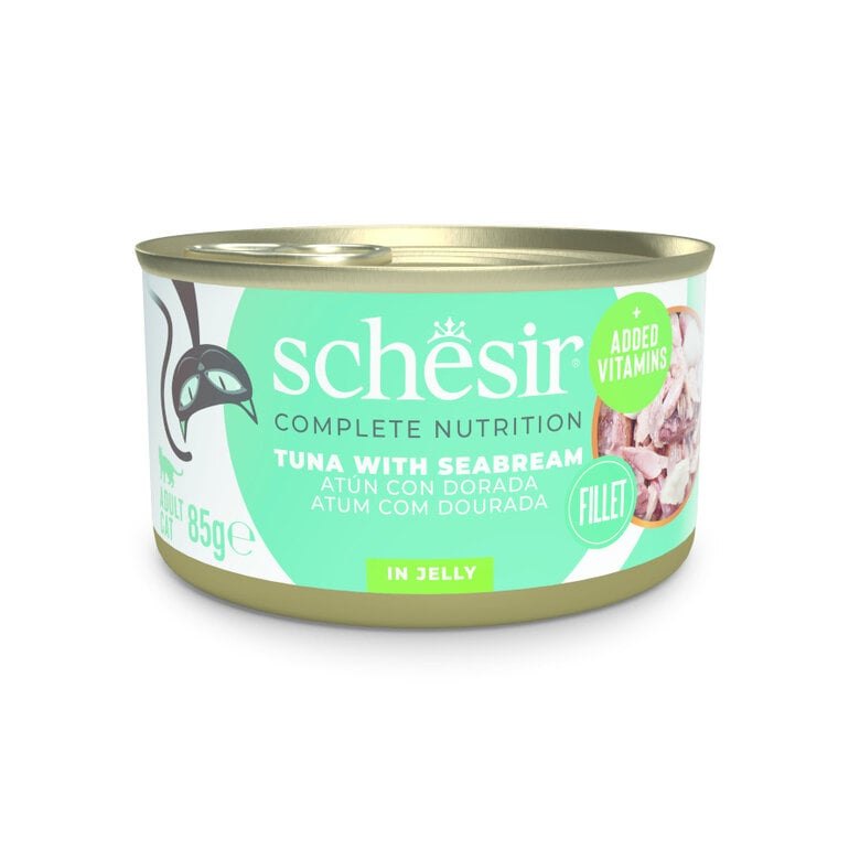 Comida húmeda Schesir atún con dorada en gelatina