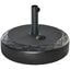 Outsunny Base de Sombrilla Rellenable de Agua 30 kg Soporte de Parasol Redondo Apto para Postes de 38mm 48 mm Metal y Plástico para Jardín Terraza Ø55x38 cm Negro, , large indicador imagen numero 1