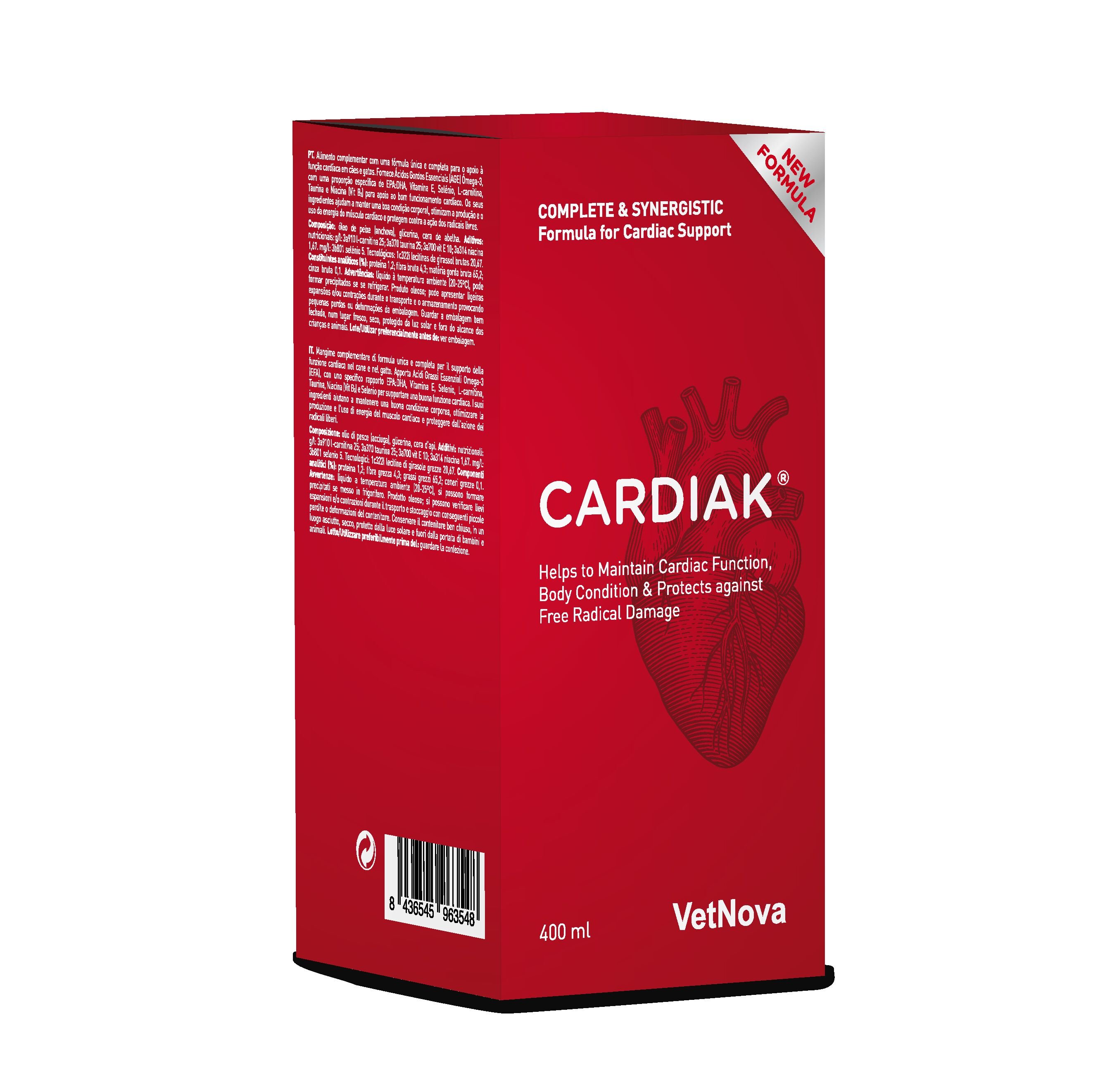 VetNova Suplemento cardiak 400 ml para mascotas thumbnail