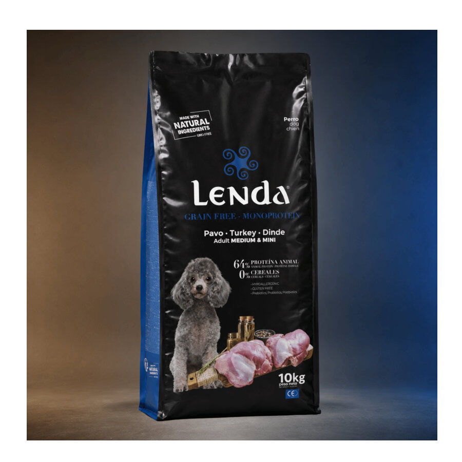 10 kg Lenda Grain Free Pavo pienso para perros, , large Imagen numero 2