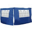 Outsunny 2 Paredes Parte Laterales para Carpa 3x2 Lado Parasol de Gazebo Tela Oxford con 2 Ventanas Medidas Apto para 3x3 3x6 Azul, , large indicador imagen numero 1