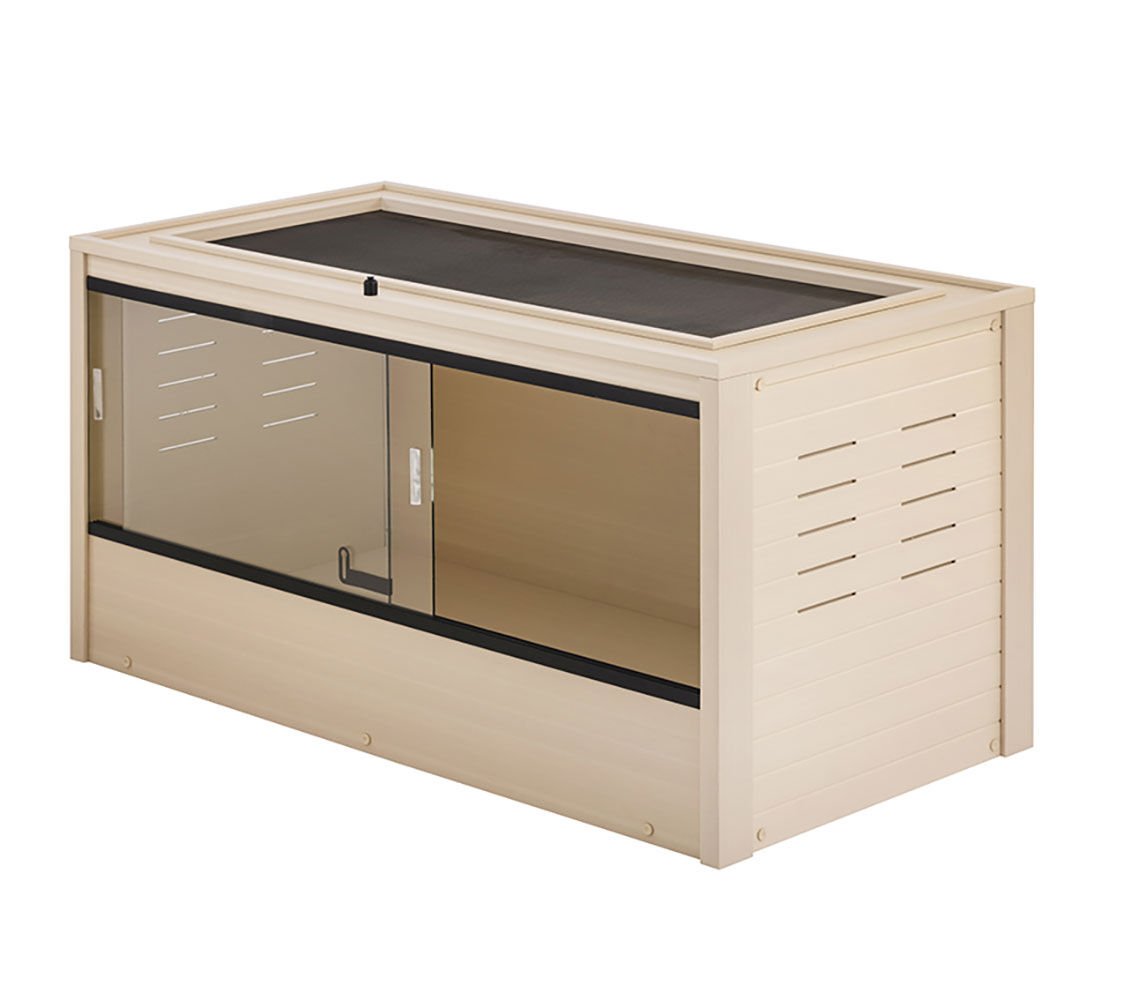 FINCA CASAREJO Terrario Grande marrón claro para Reptiles y Otros pequeños Animales