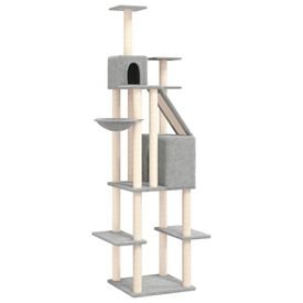 VidaXL Árbol Rascador grande con postes de sisal para gatos