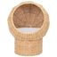 VidaXL Cama cesta de mimbre para gatos color Marrón, , large indicador imagen numero 2
