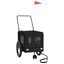 vidaXL Remolque de Bicicleta Mascotas Carrito para Bici Hierro Tela Oxford, , large indicador imagen numero 5