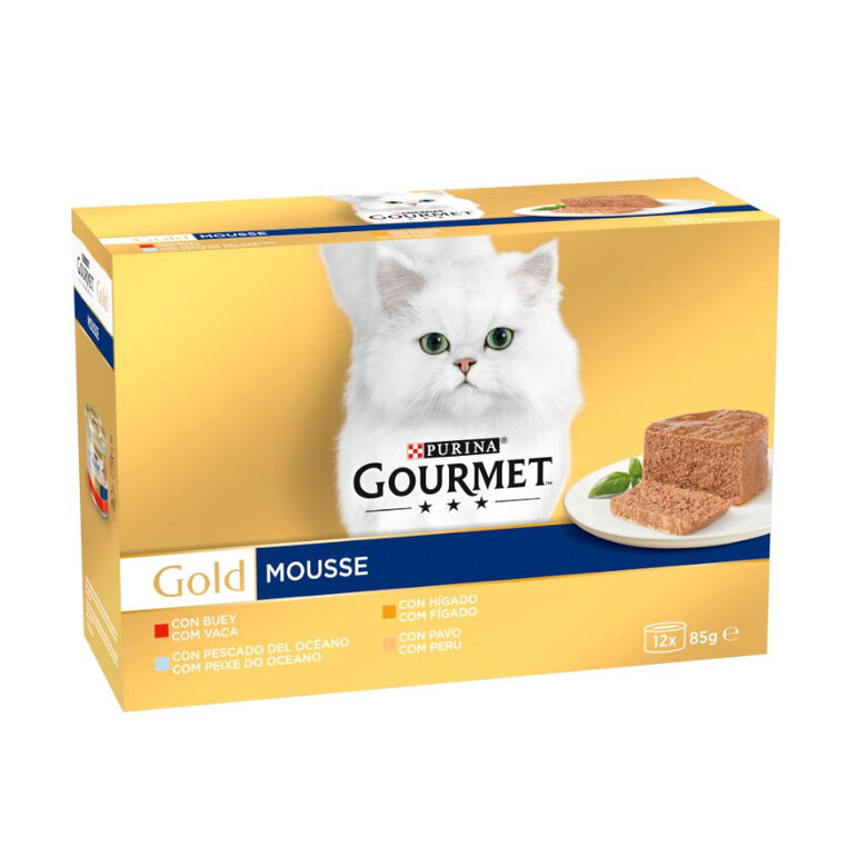 Gourmet Gold Mousse de Carnes latas para gatos - Multipack, , large image number null