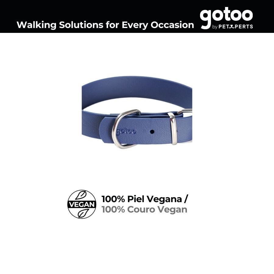 Gotoo Collar Biothane azul para perros, , large Imagen numero 4