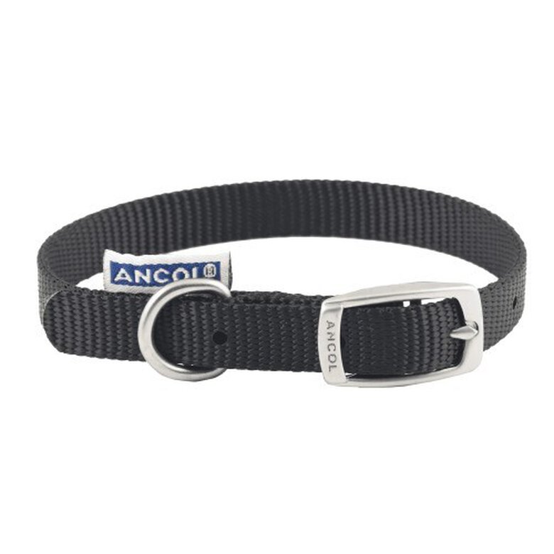 Collar impermeable cierre hebilla para perros color Negro, , large image number null