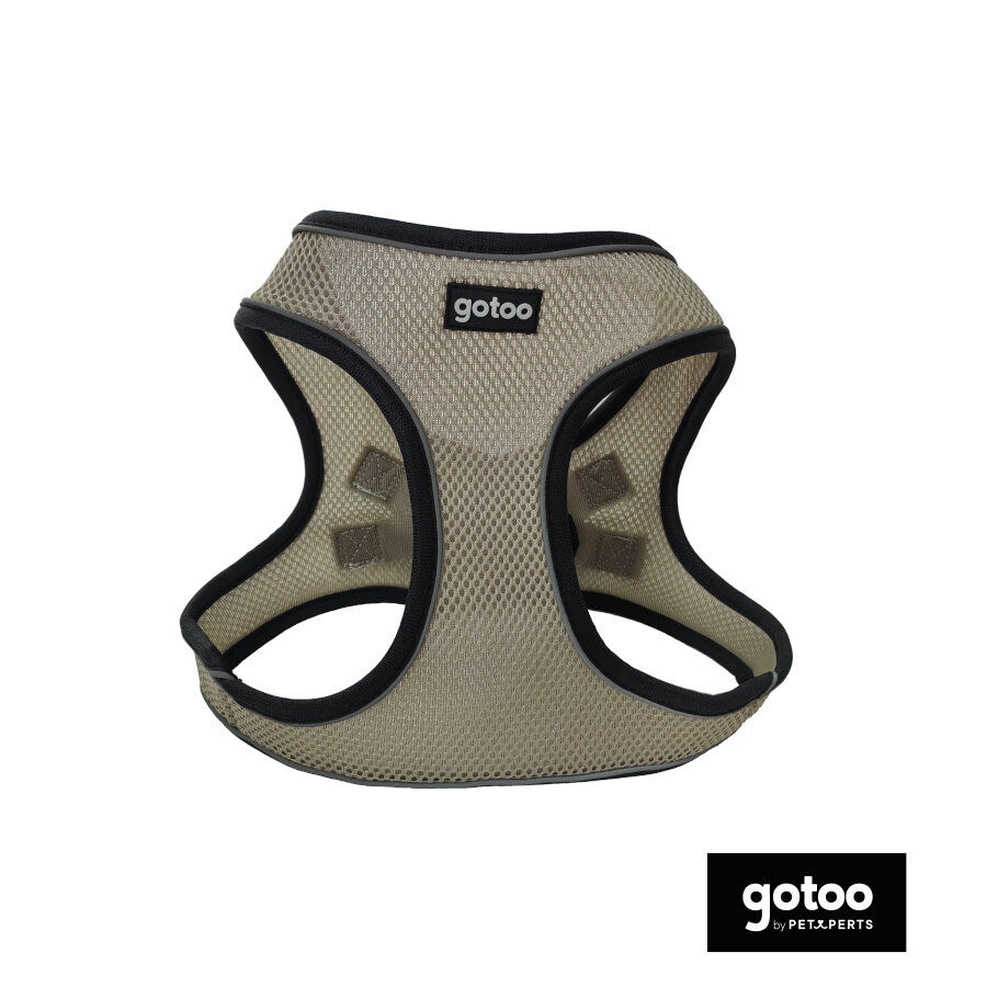 Gotoo Arnés ajustable de malla  gris para perros thumbnail
