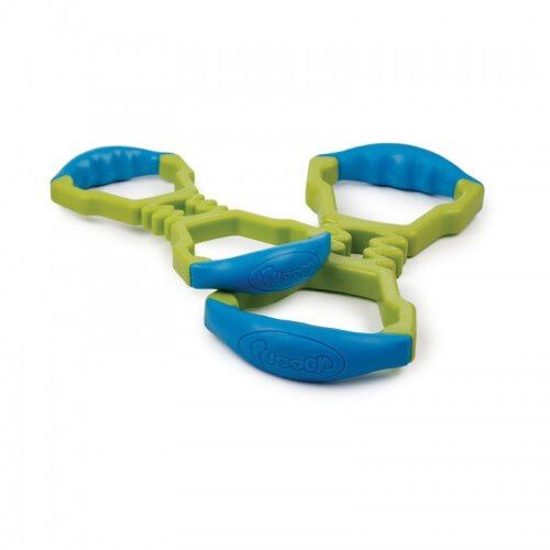 All for paws tugger remolcador el&aacute;stico de juguete azul y verde para perros, , large Imagen numero 2