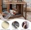 COSTWAY Mueble Jaula para Perros, Mesa de Centro con Cojín, Doble Puerta, Rejillas, Casa de Jaula para Perros de Uso Interior, Perrera Decorativa de Uso Interior para Perros Pequeños y Medianos, , large indicador imagen numero 3