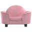 vidaXL Cama para perros de terciopelo rosa 66x40x45 cm, , large indicador imagen numero 2