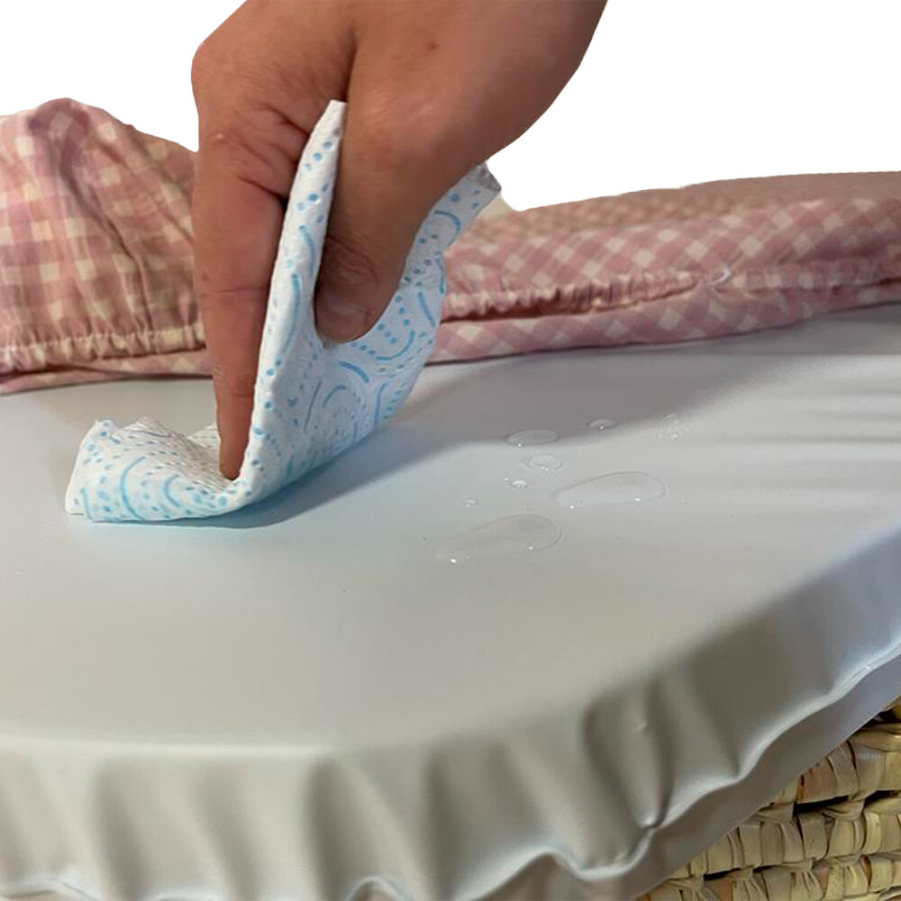 Cama de palma EliteLounge + colch&oacute;n impermable + textil para colch&oacute;n Ros&eacute; Vich&yacute;, , large Imagen numero 5