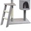 Rascador para gatos poste rascador de sisal color Gris, , large indicador imagen numero 3