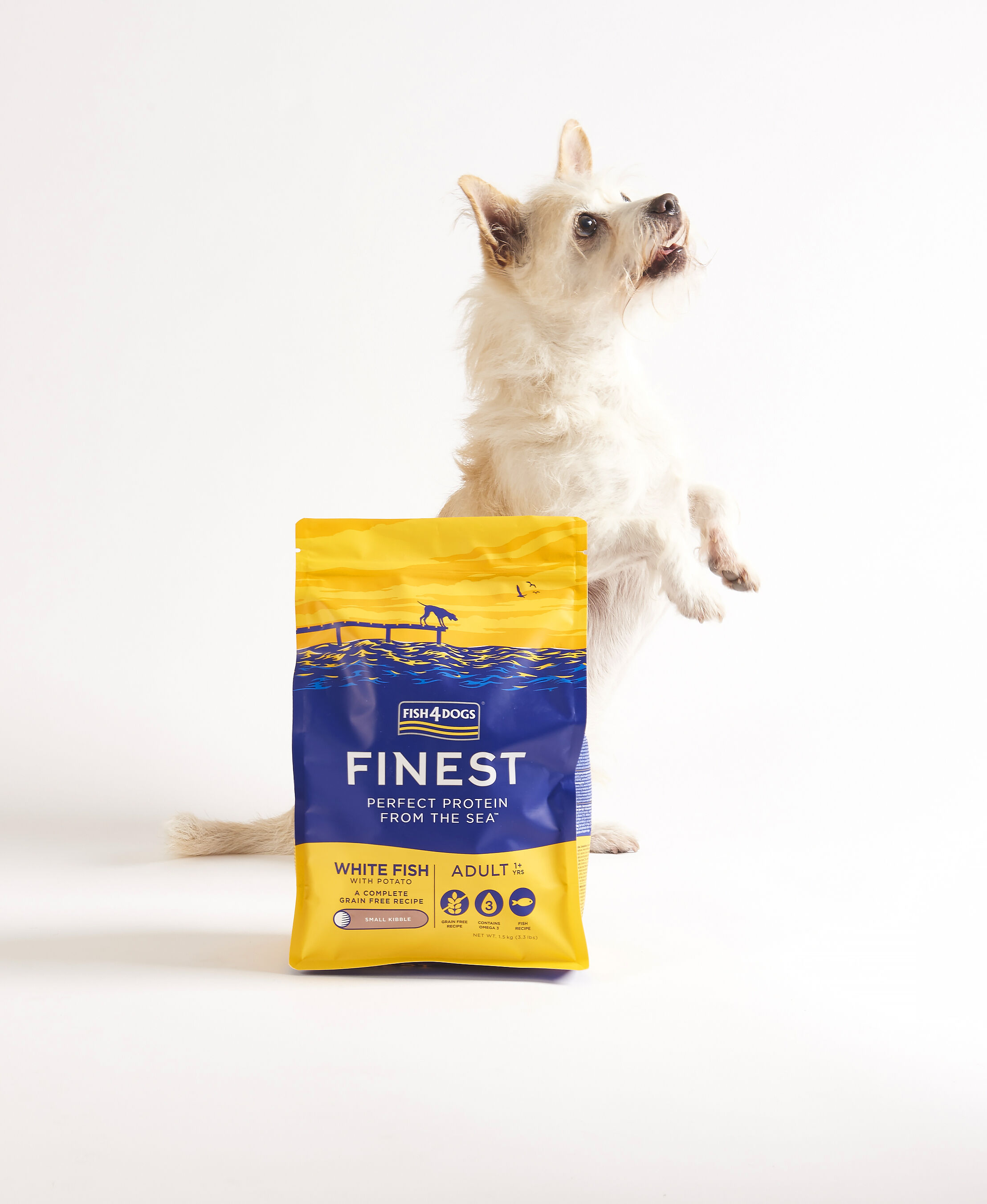 Fish4Dogs Pienso razas peque&ntilde;as sin cereales &ndash; Pescado blanco y patata, , large Imagen numero 4