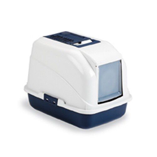 Arenero rectangular con puerta color Blanco y Azul, , large Imagen numero 1