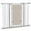 PawHut barrera de seguridad extensible para escaleras gris para perros, , large indicador imagen numero 1