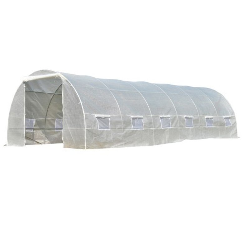 Invernadero tipo túnel para cultivos color Blanco, , large image number null