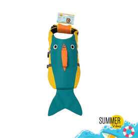Summer Vibes Chaleco pez salvavidas para perro