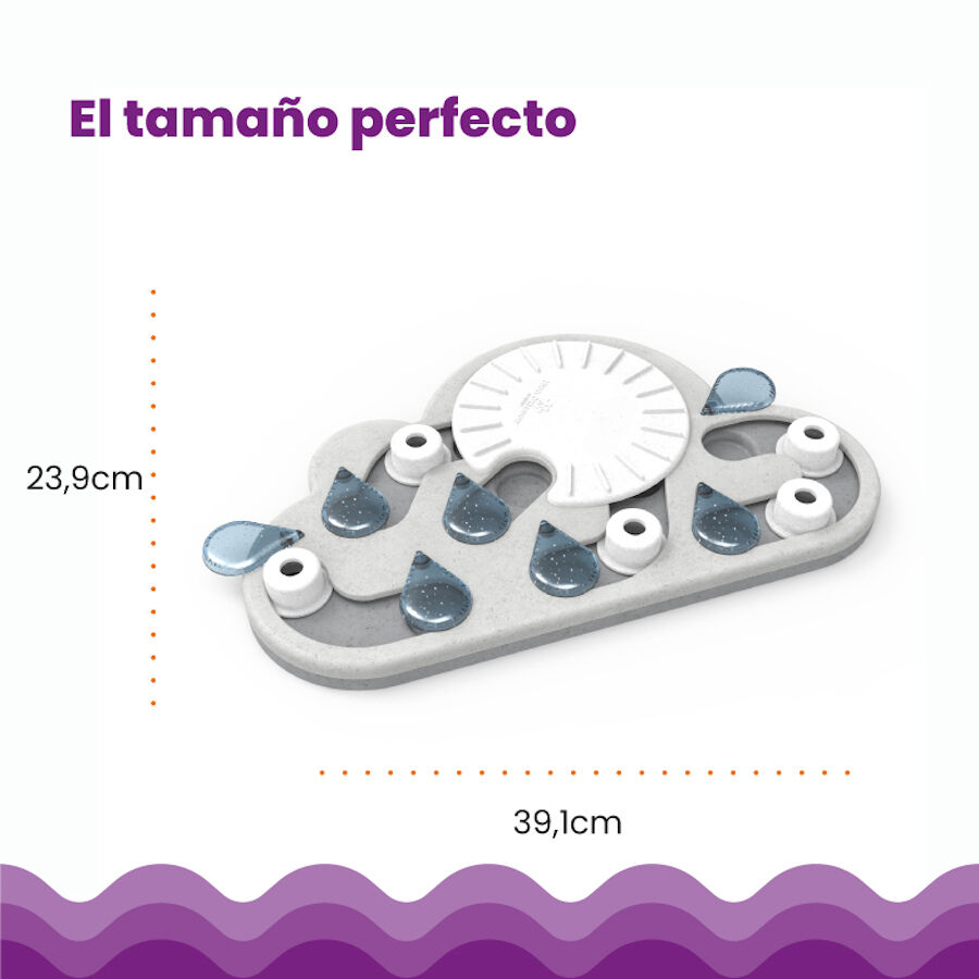 Catstages Nina Ottosson Puzzle &amp; Play Rainy Day Juguete de Inteligencia para gatos thumbnail