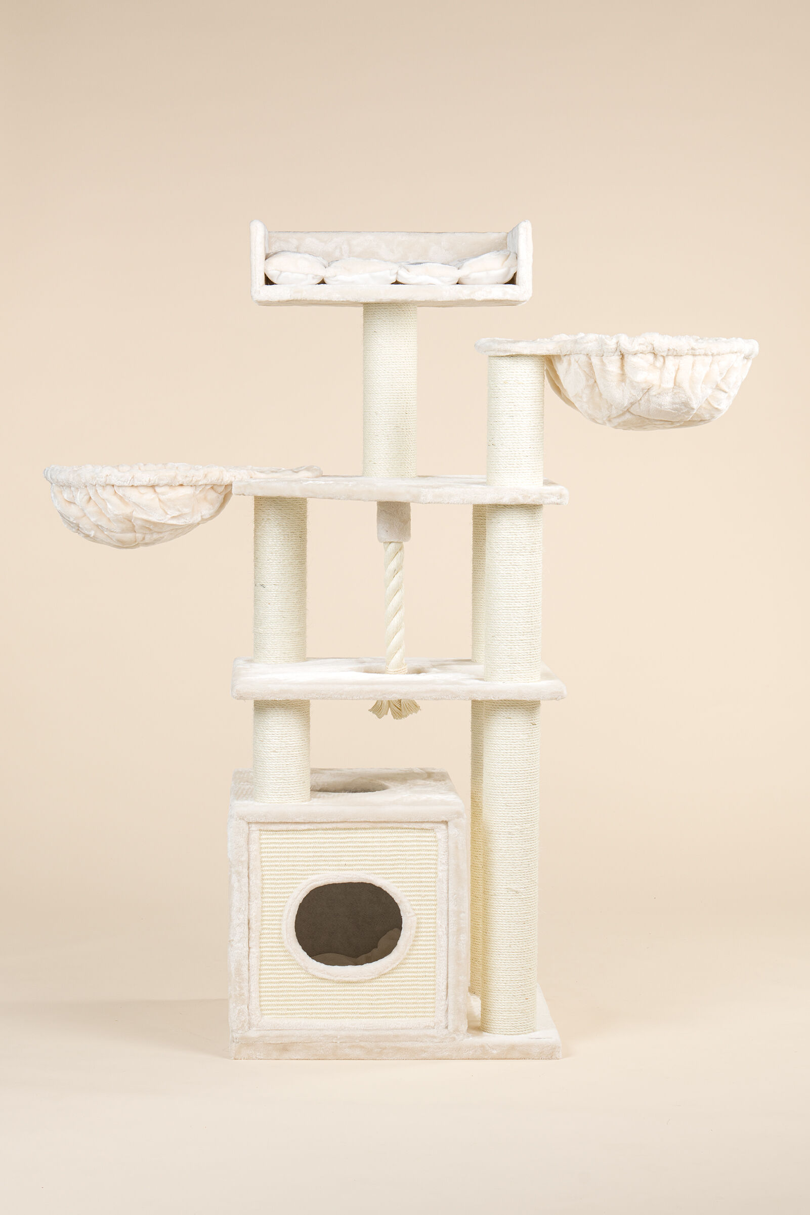 RHRQuality rascador relax plus beige para gatos, , large Imagen numero 2