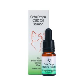 Votum World Aceite de CBD salmón 3% 300mg para gatos