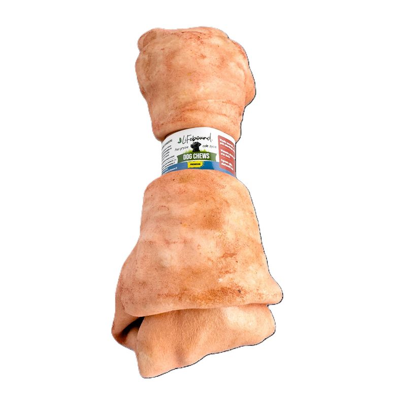 Lifebound Hueso masticable de cuero de ternera, lote de 10, 10 cm thumbnail