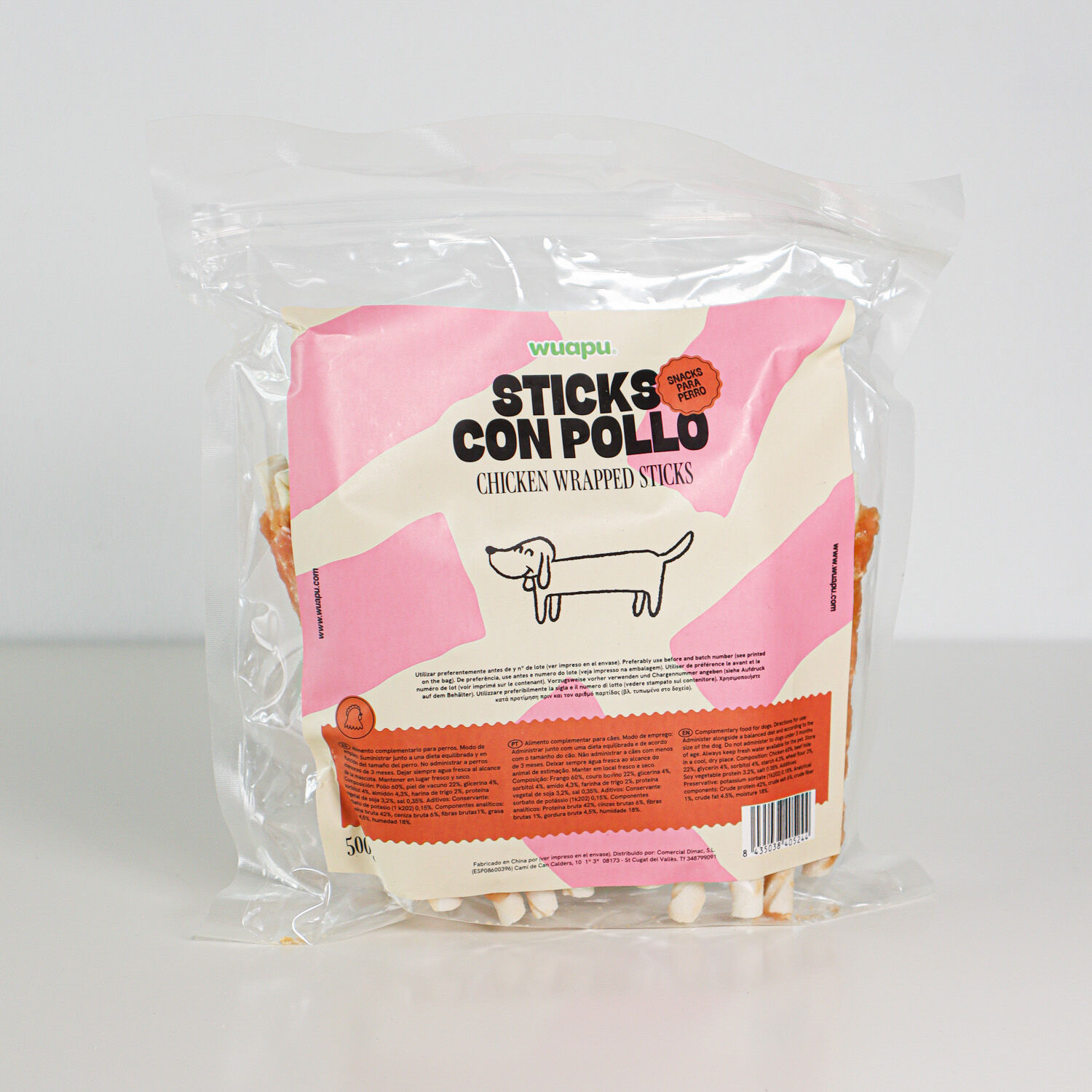 WUAPU SNACK STICKS CON POLLO 100GR, , large Imagen numero 5