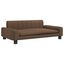 vidaXL Cama para perros de tela marrón 70x45x30 cm, , large indicador imagen numero 5