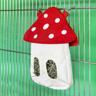 Balvi Bolsa heno Mushroom Comedero de tela con diseño de seta para pequeños roedores Poliéster, , large image number null