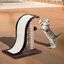 PawHut Árbol rascador para gatos con poste de sisal color Marrón y Crema, , large indicador imagen numero 2