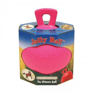 Pelota grande Jolly para caballos color Rosa