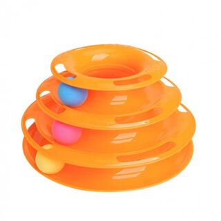Torre de juguete para gatos color Naranja