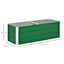 Outsunny Arriate de Jardín de Acero Incluye Guantes Huerto Urbano Jardinera Macetero Rectangular para Cultivos Plantas Flores para Terraza Balcón Exterior 125x47x40 cm Verde, , large indicador imagen numero 3